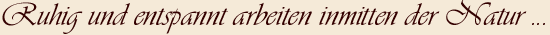 Tagungen und Seminare im Landhotel M�nchbruch M�hle 